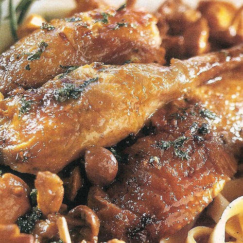 Faisan aux champignons sauvages, recette pas à pas