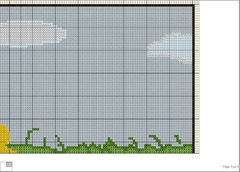 DIAGRAMME 2 SUR 4 - FAMILLE CANARDS AU POINT DE CROIX