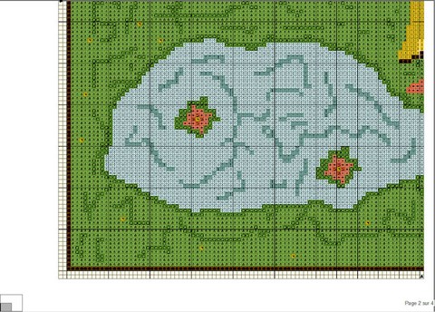 DIAGRAMME 3 SUR 4 - FAMILLE CANARDS AU POINT DE CROIX