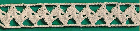 Dentelle au crochet - Entre-deux 1