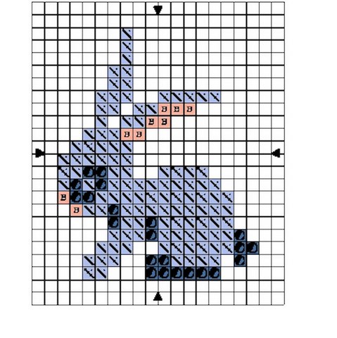 DIAGRAMME - LAPIN AU POINT DE CROIX