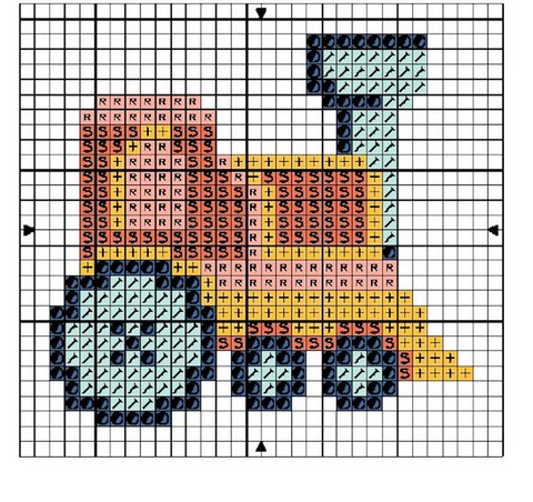 DIAGRAMME - LOCOMOTIVE AU POINT DE CROIX