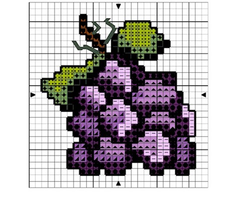 DIAGRAMME - GRAPPE DE RAISIN AU POINT COMPTE