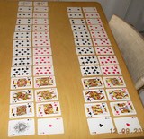 CARTOPICHENETTE - CARTES ALIGNEES PAR COULEURS