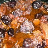 RECETTE GOURMANDE DU BOEUF EN DAUBE AUX PRUNEAUX