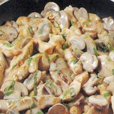 Emincé de dinde aux champignons - Recette gourmande