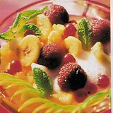 SALADE DE FRUITS AU CHAMPAGNE