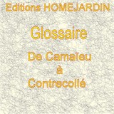 Glossaire de camïeu à contrecollé