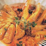 RECETTE DES AIGUILLETTES DE POULET AUX POIRES