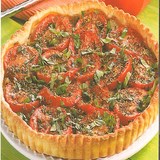 TARTE A LA TOMATE ET AU BASILIC- RECETTE GOURMANDE