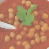 SOUPE AUX POIS CHICHES ET A LA TOMATE